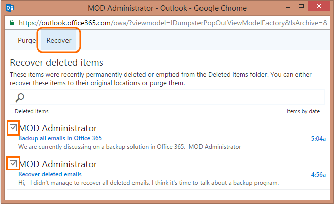 Office 365 Email Deleted Items Recovery Acaviewer office-365-email-deleted-items-recovery-acaviewer