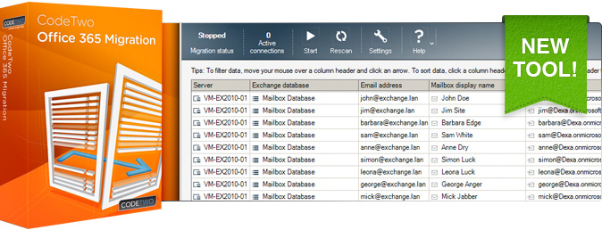 CodeTwo Office 365 Migration - new tool out now!