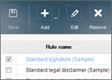 CodeTwo Exchange Rules