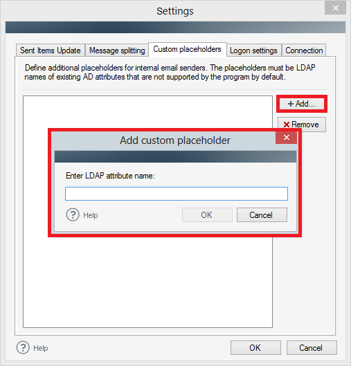 Advanced features and options Custom placeholders CodeTwo Exchange Rules Pro User's manual