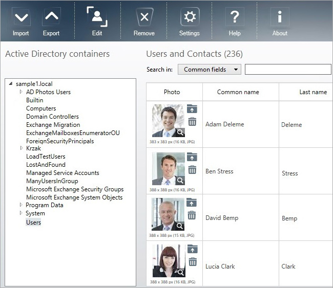 CodeTwo Active Directory Photos - dashboard.