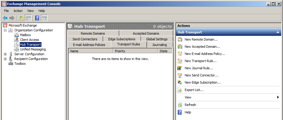 Exchange 2010 Mail Flow Chart