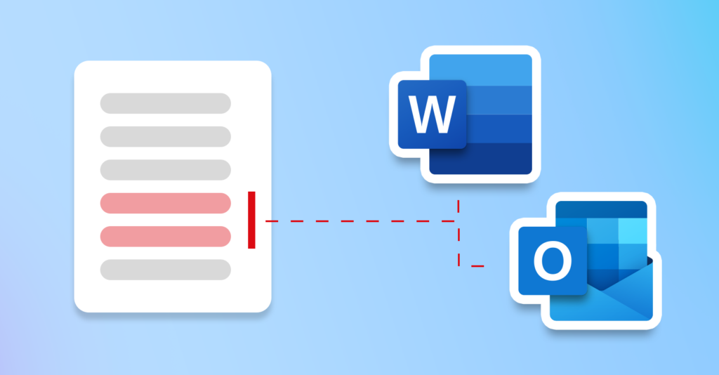 How to copy Track Changes and Comments markup from MS Word to Outlook