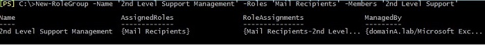 View assigned roles and role assignments using EMS cmdlet