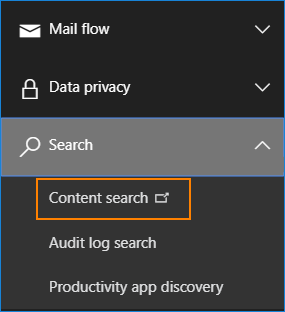 How to export Office 365 mailboxes to pst - Content Search