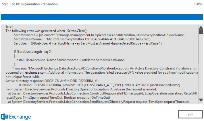 Problem during installation of a cumulative Update.