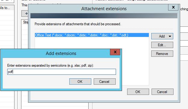 Providing the .pdf extension