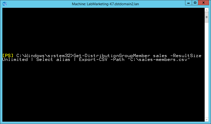 autoreply for distribution group list of members