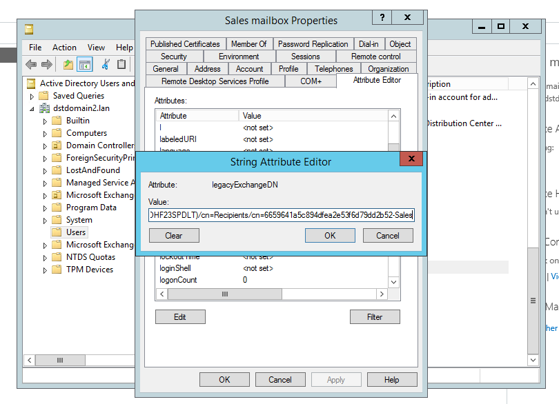 autoreply for distribution group attribute editor