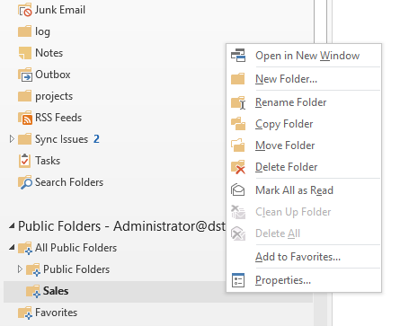 exchange public folder service exchange public folder service