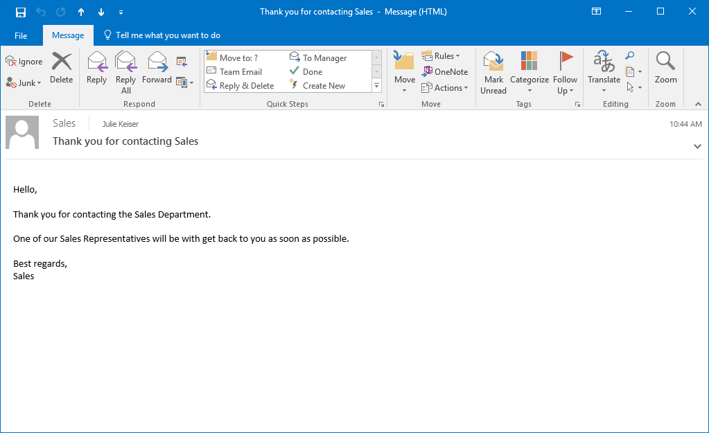 autoreply for public folder 08 test