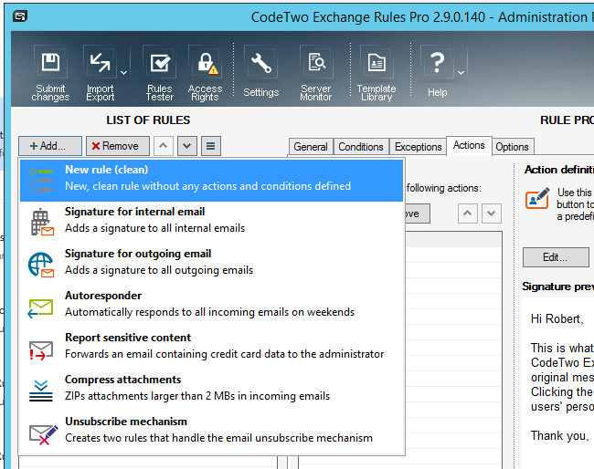 exchange public folder rules exchange public folder rules