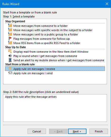 autoreply for shared mailbox 07 rules wizard