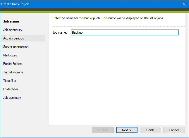 backup job name