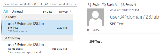 Spoofing attack example 3