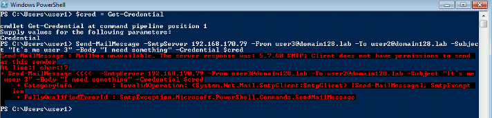 Testing internal client SMTP connector 2