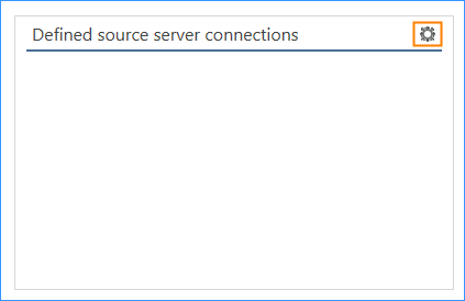 Define source server connection to Office 365 tenant