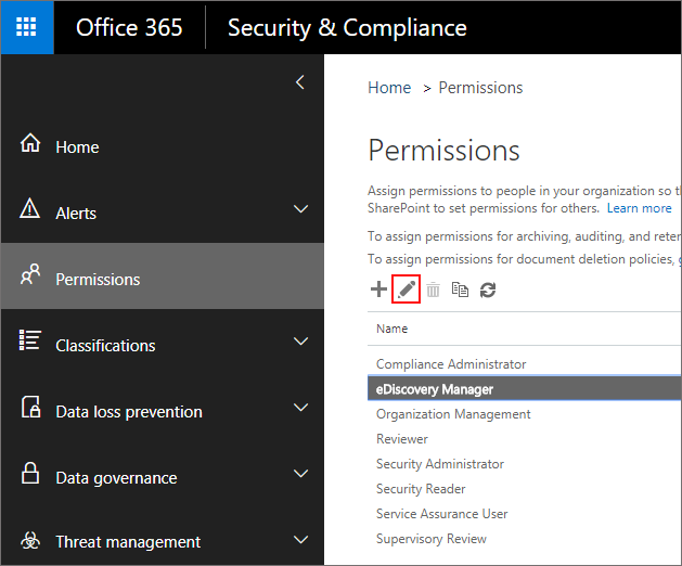 Set Permissions to Export Mailboxes to Office 365