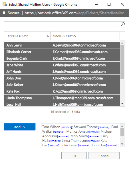 Create Shared Mailbox in Exchange Admin Center 3