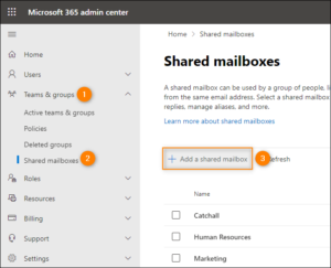 How to migrate public folders to a shared mailbox