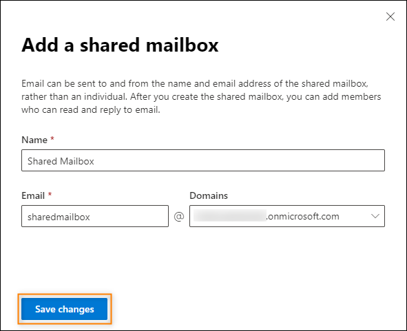 Configuring basic shared mailbox settings in the Microsoft 365 admin center