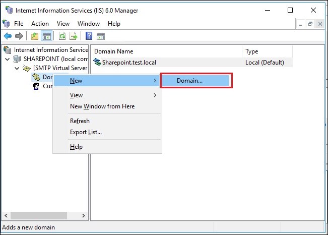 Exchange 2016 and Sharepoint integration new address space