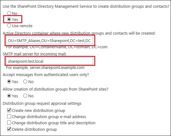 Exchange 2016 and Sharepoint integration 22