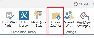 Exchange 2016 and Sharepoint integration Library settings