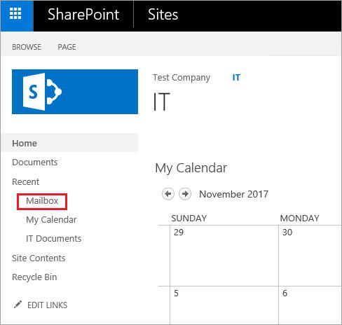 SharePoint and Exchange integration - create site mailbox 3