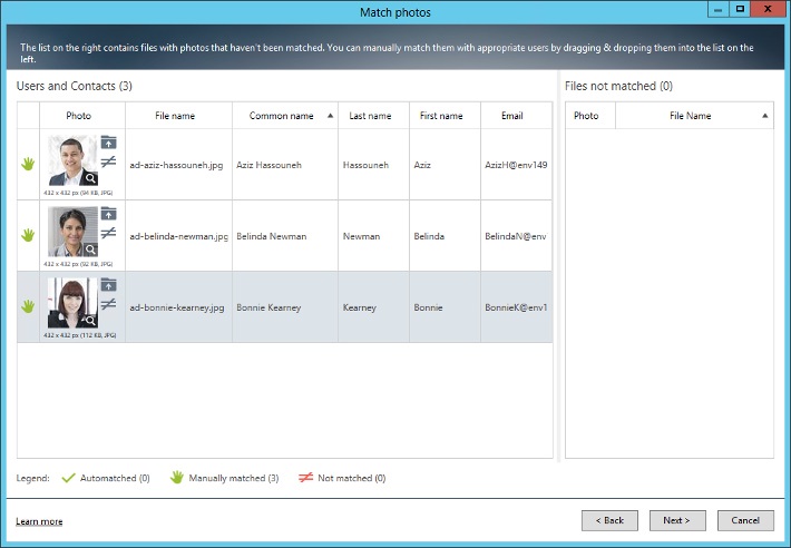 How to use Active Directory user photos in Windows 10 - Matching photos in CodeTwo Active Directory Photos