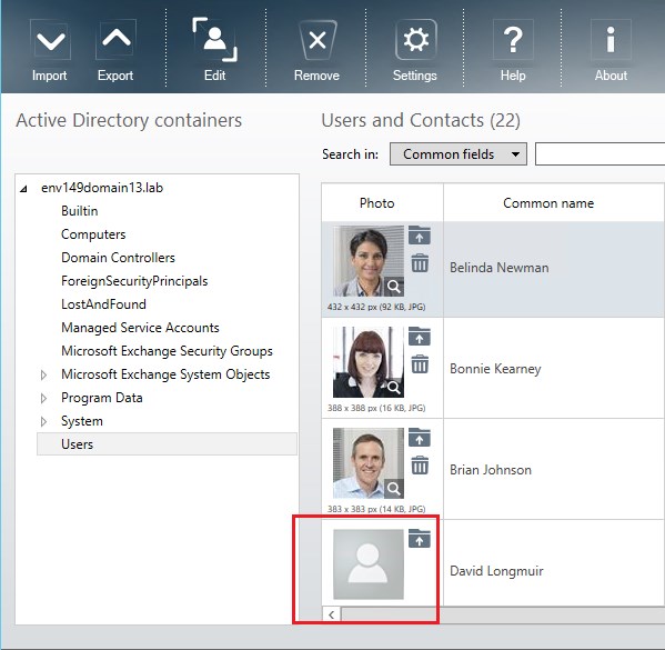 How to use Active Directory user photos in Windows 10 - Viewing users in CodeTwo Active Directory Photos