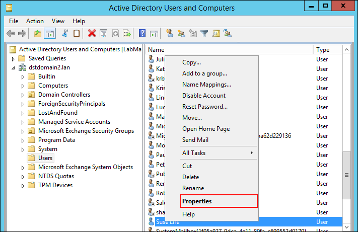 ADUC properties-How to delete mailboxes from Exchange Server
