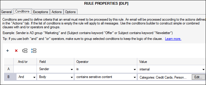 Make Exchange GDPR compliant with DLP Policies 1