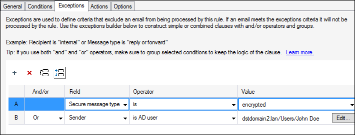 Make Exchange GDPR compliant with DLP Policies 3