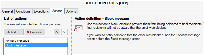 Make Exchange GDPR compliant with DLP Policies 4