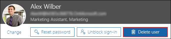 Delete Office 365 user