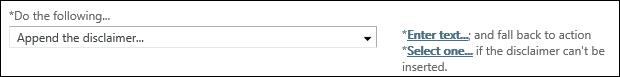 EXCHANGE 2019 - enter text, fallback