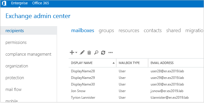 exchange client exchange client
