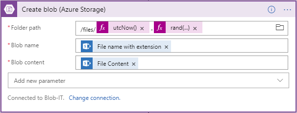 Create Blob Azure Storage