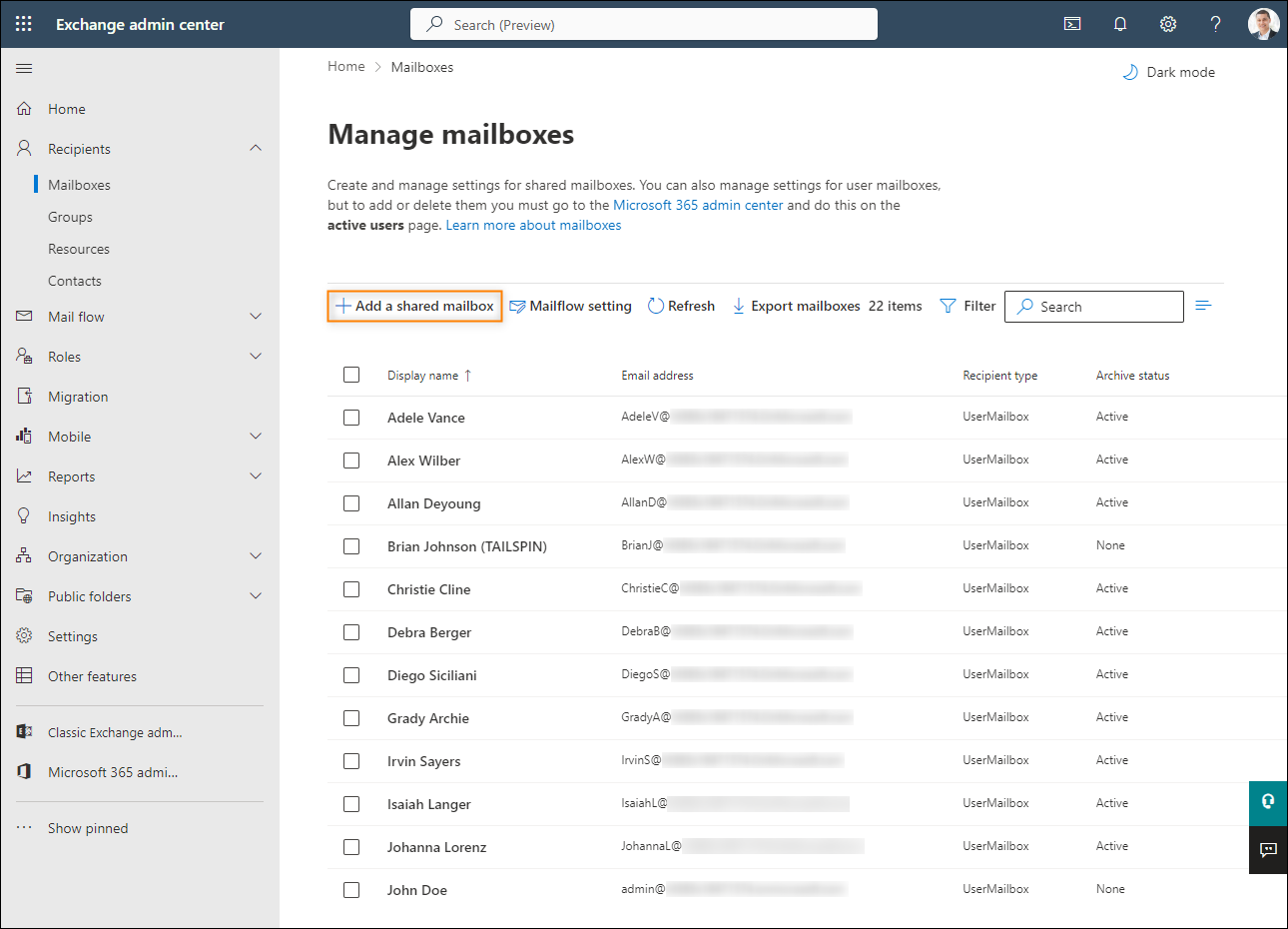 Different ways of sharing a calendar in Office 365 and Outlook