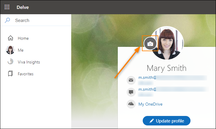 How to change a Microsoft 365 (Office 365) profile photo in the Microsoft Delve app