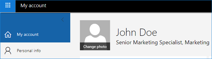 Change the photo in the Microsoft 365 profile