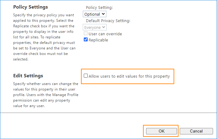 SharePoint Online picture settings