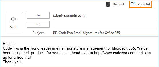 change font in office 365 reply