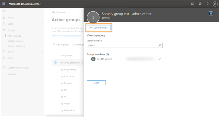 Office 365 security groups – learn how to manage them