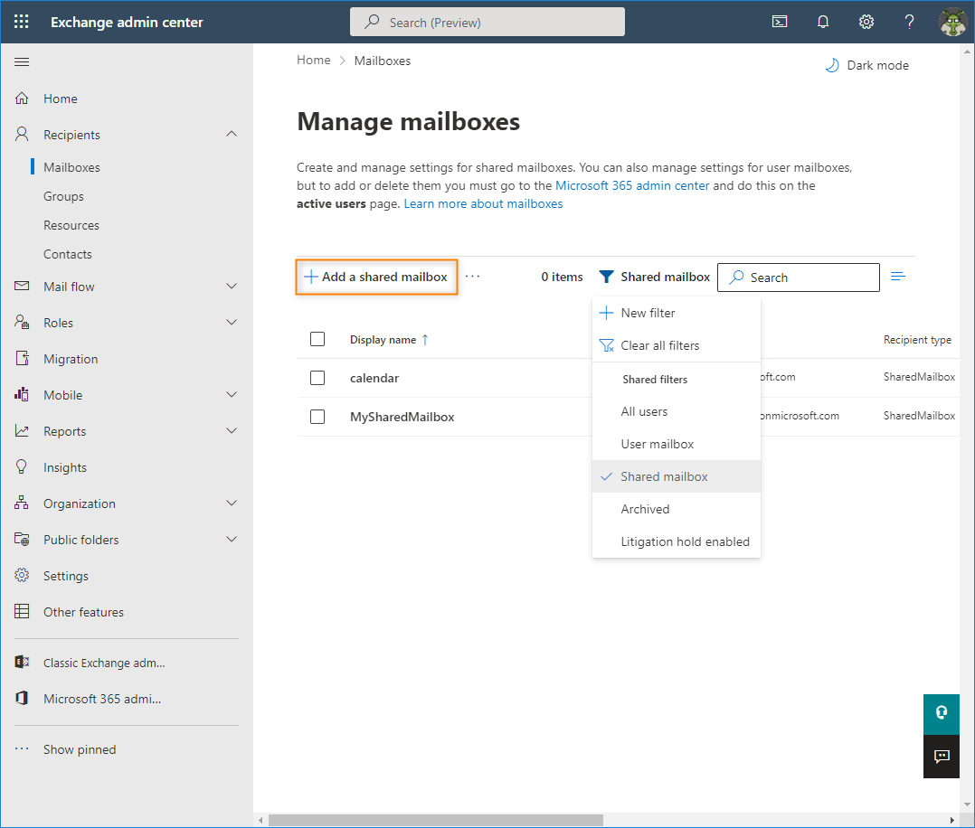 Creating a no-reply mailbox for your Microsoft 365 organization