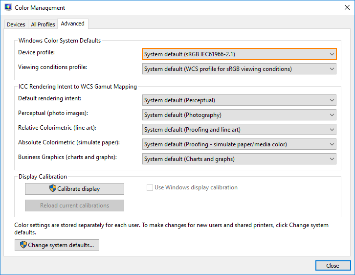 SCVMM 2019 does not start - new device color profile