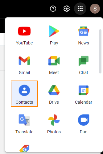 Import Outlook contacts to Gmail