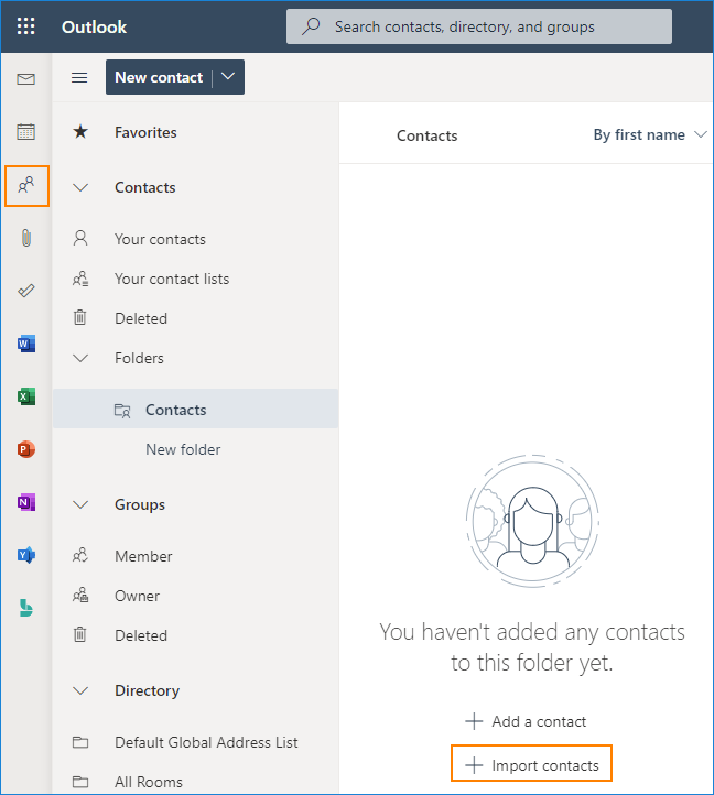 import contacts to outlook online import contacts to outlook online