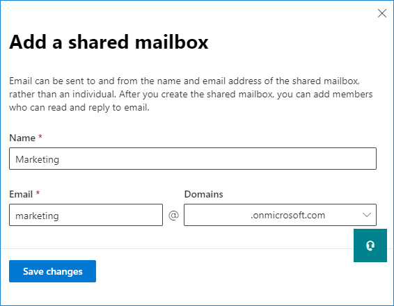 Add a shared mailbox pane
